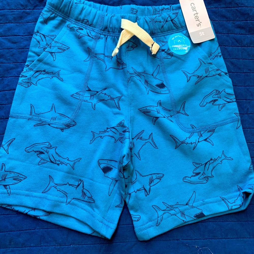 5T Carter’s shorts - sharks